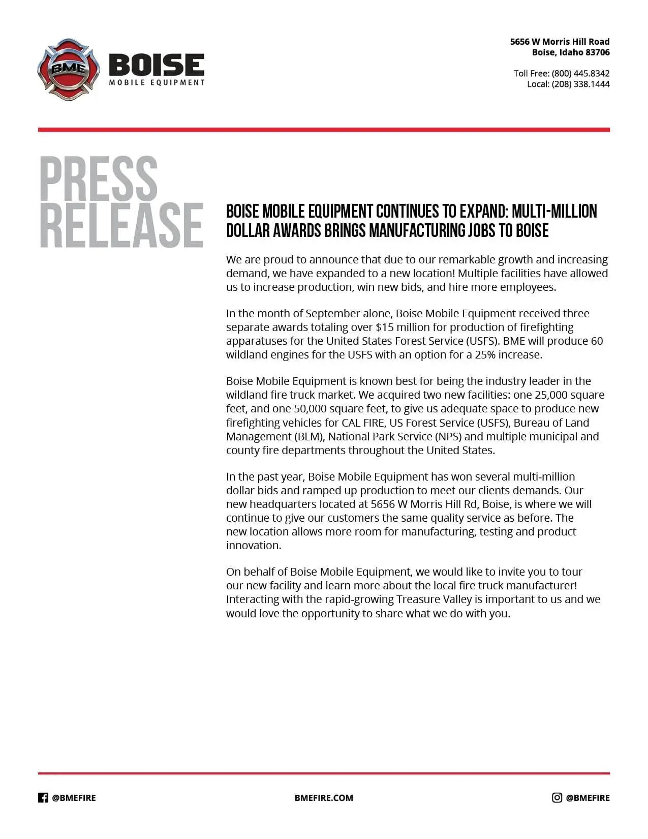 local manufacturer brings jobs to boise