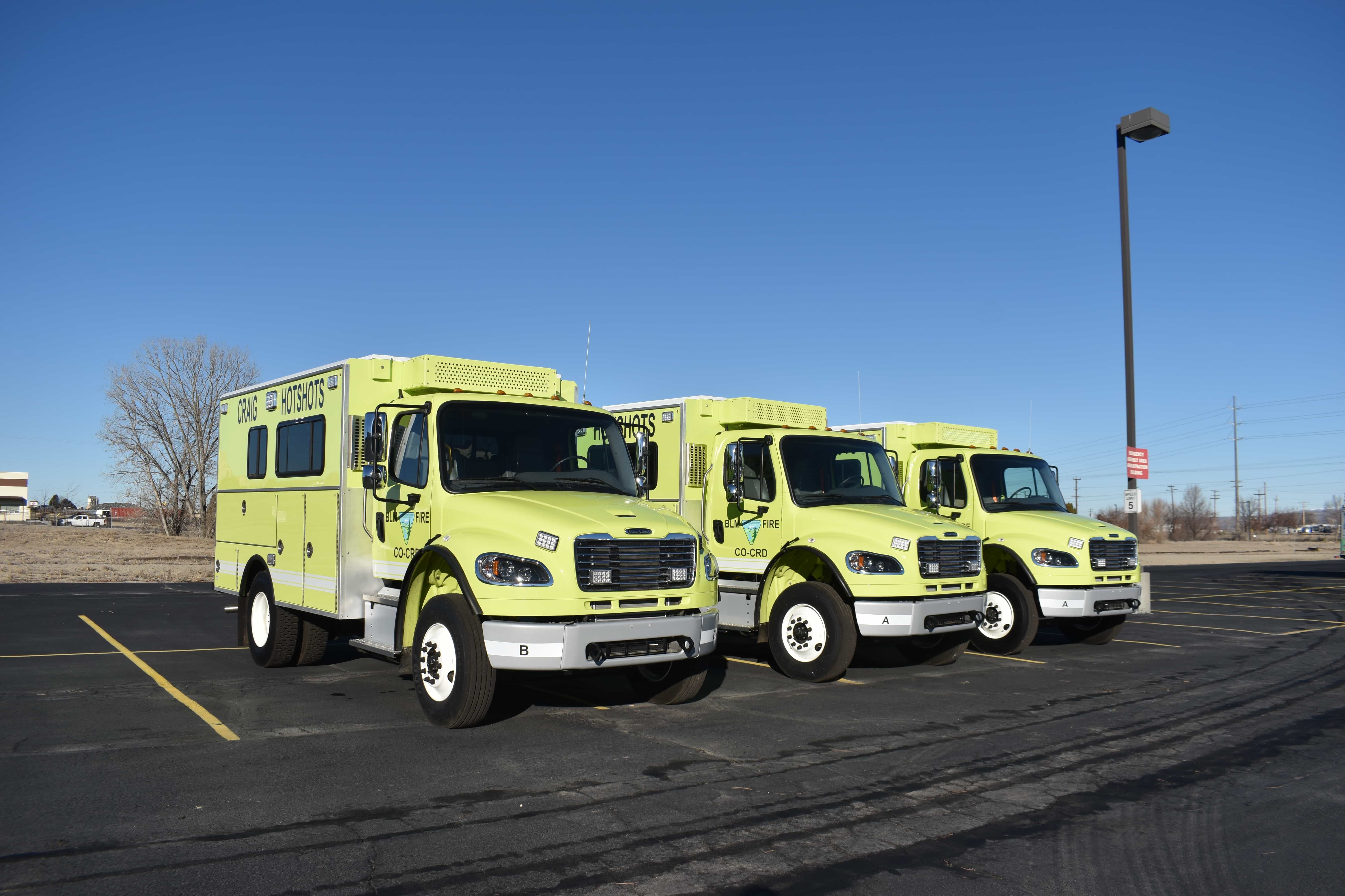 BLM Vale & Craig Hotshots BME Fire Trucks