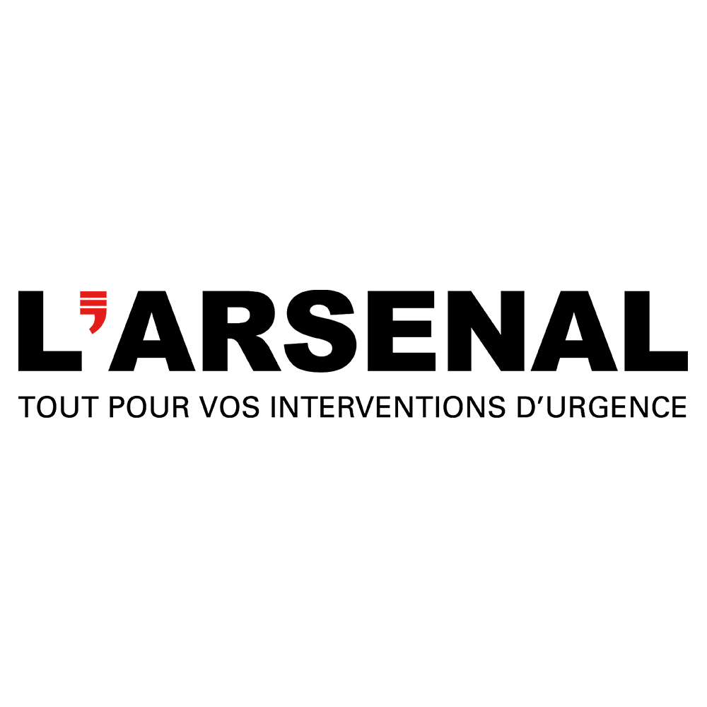 larsenal logo white